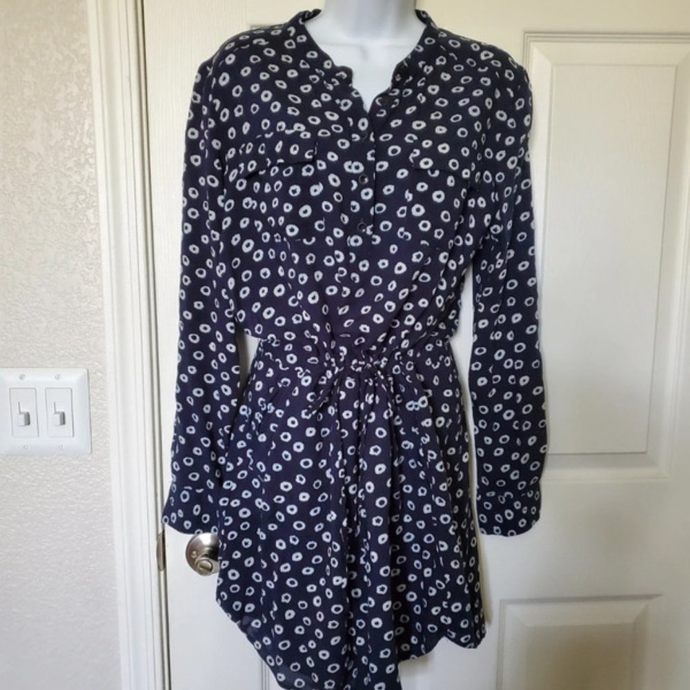 Long sleeves mini dress
